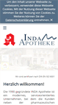 Mobile Screenshot of inda-apotheke.de